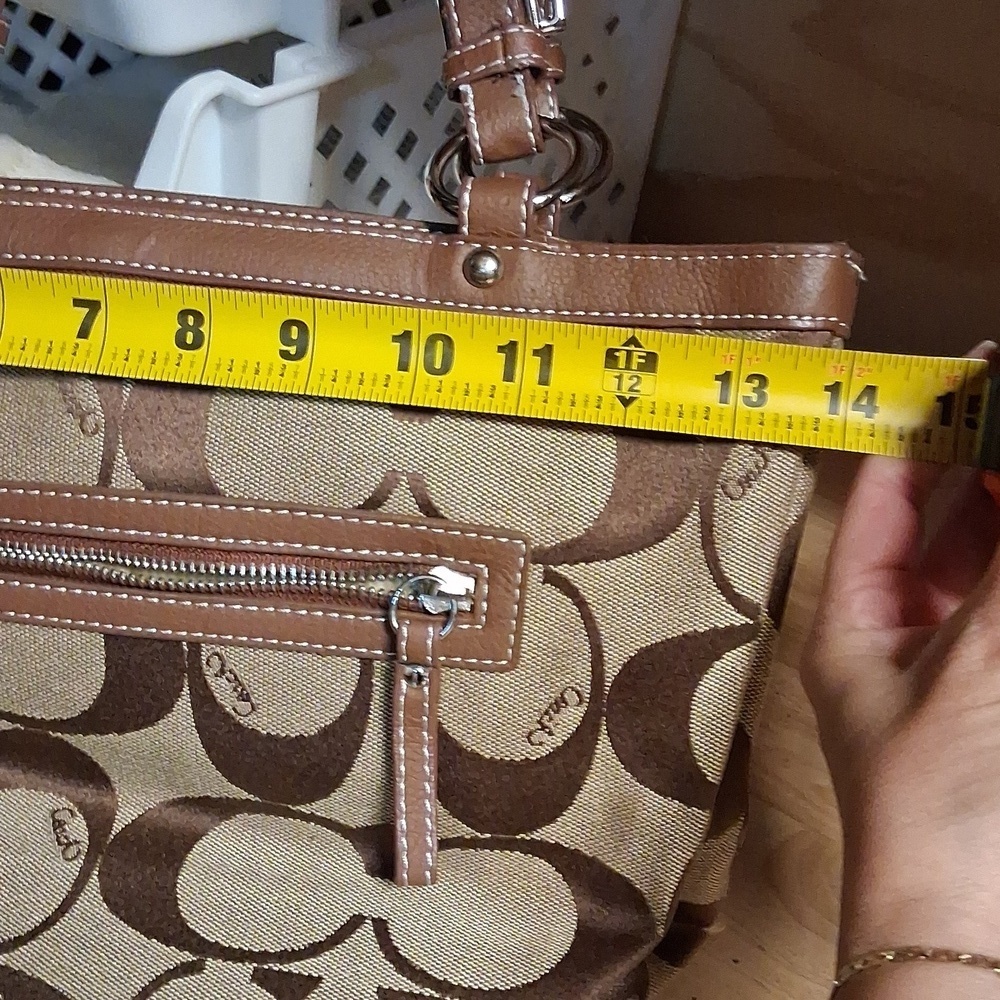 Fashion Monogram Handbag Two Strap Purse With Matching Rfid - Picture 14 of 16